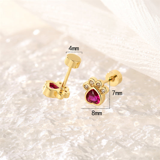 Aretes huellas