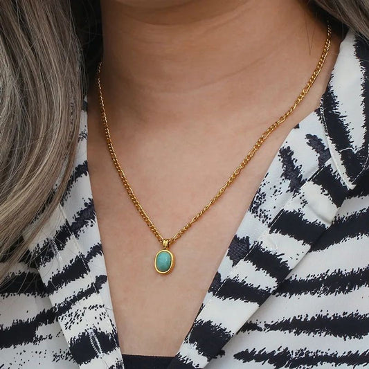 Collar Amazonita