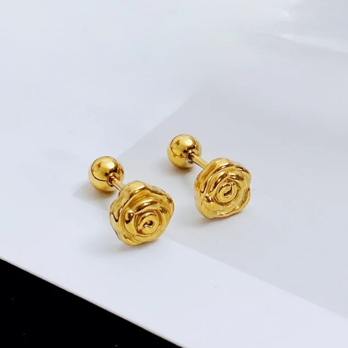Aretes rosa minis