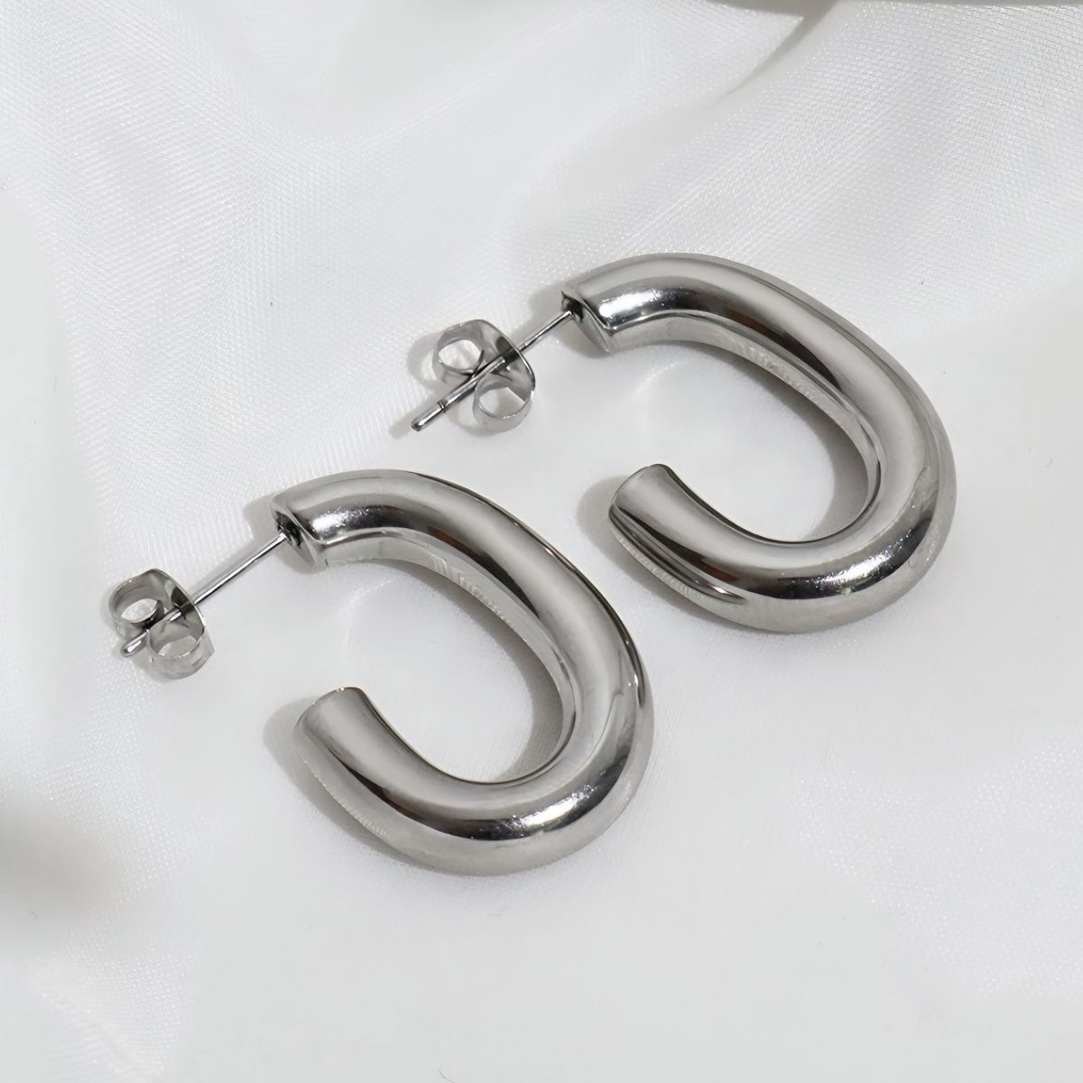 Argollas plateadas
