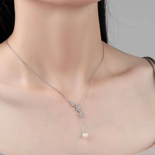 Collar Florisel plateado