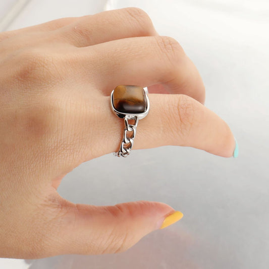Anillo Ojo de tigre