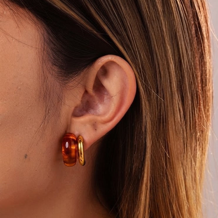 Aretes Chloe ámbar