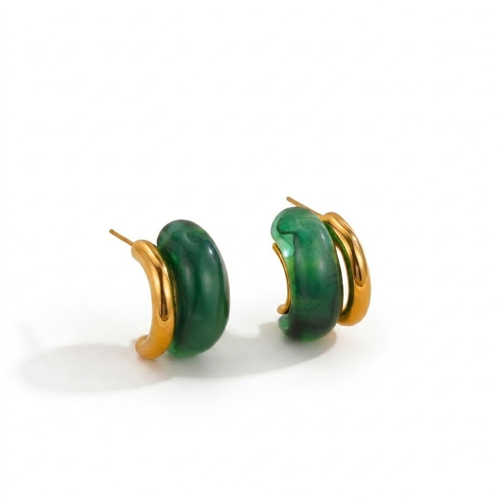 Aretes Chloe verdes