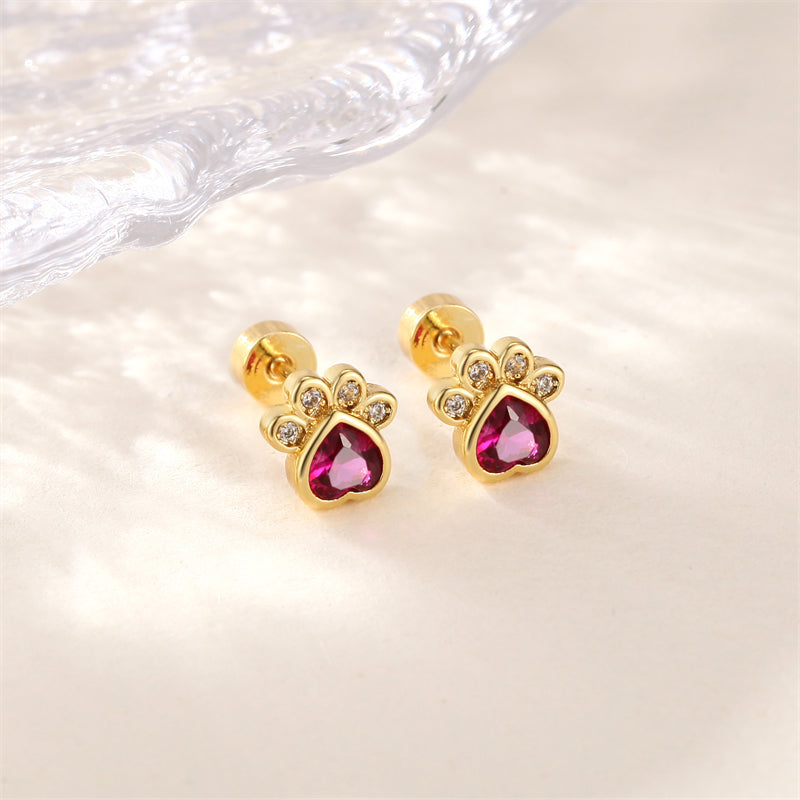 Aretes huellas