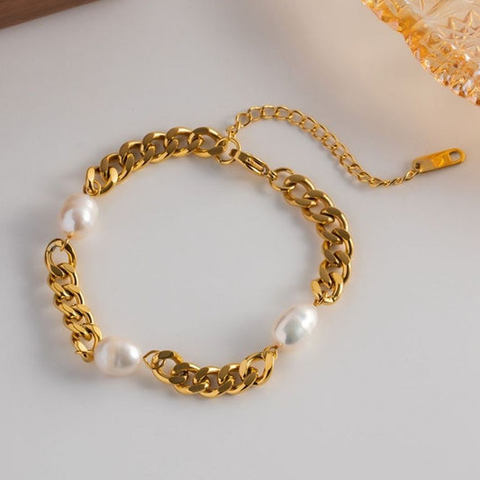 Pulsera 3 perlas