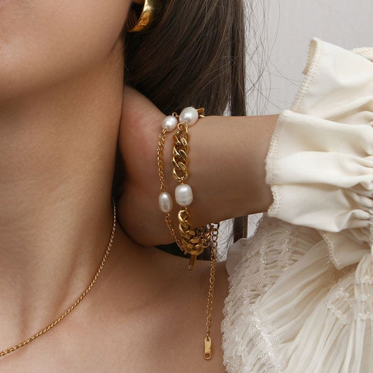 Pulsera 3 perlas