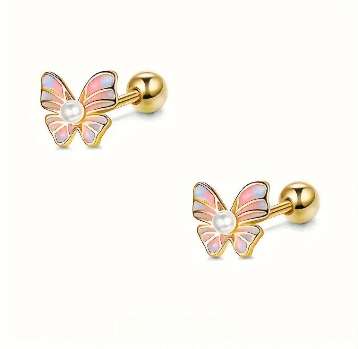 Aretes mariposa