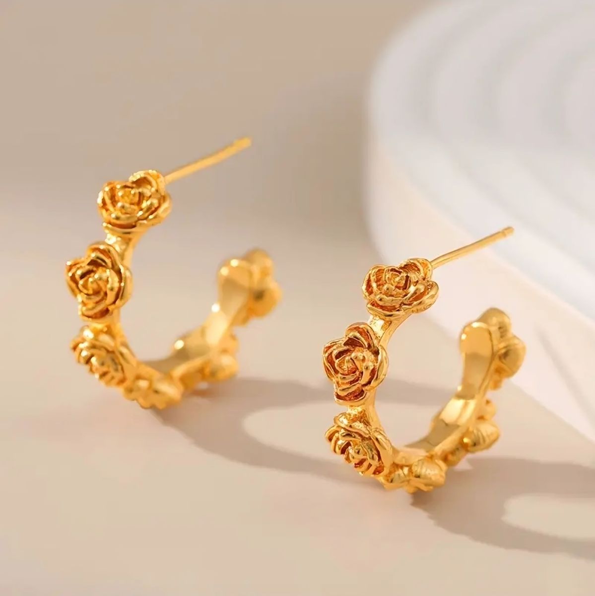 Argollas Rosée doradas