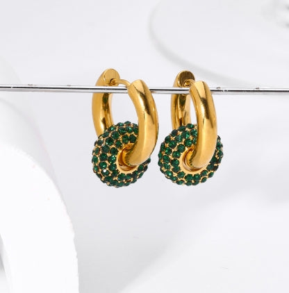 Argollas Ibiza aro verde