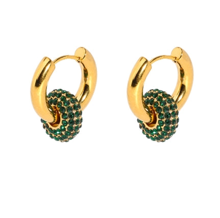 Argollas Ibiza aro verde