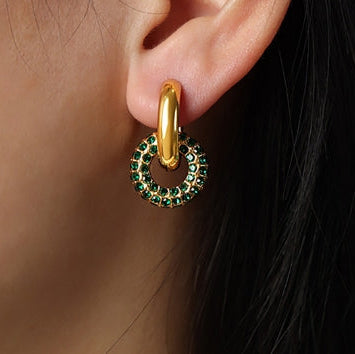 Argollas Ibiza aro verde