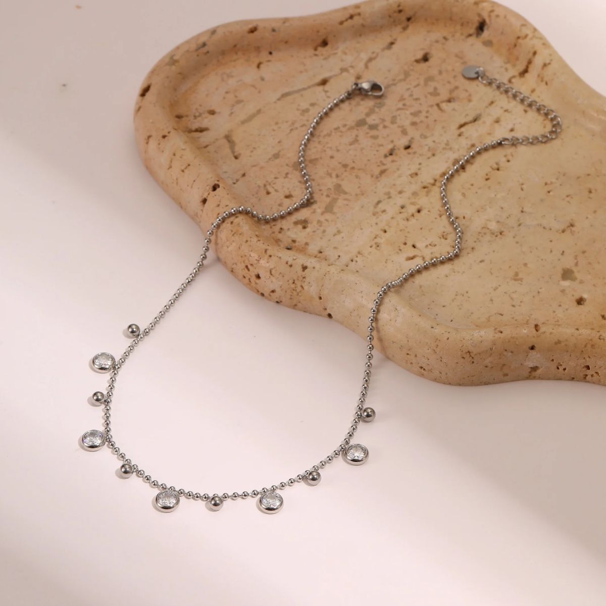 Collar Elen plateado