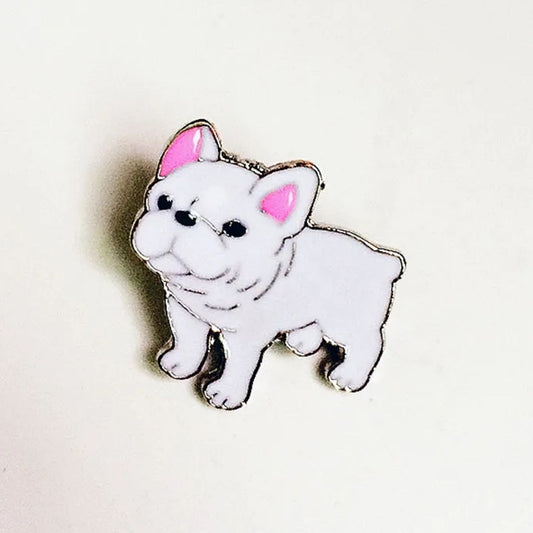 Pin Bulldog blanco