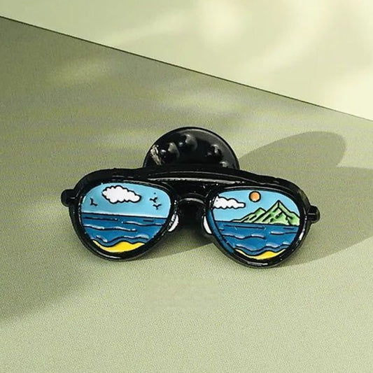 Pin lente paisaje playa
