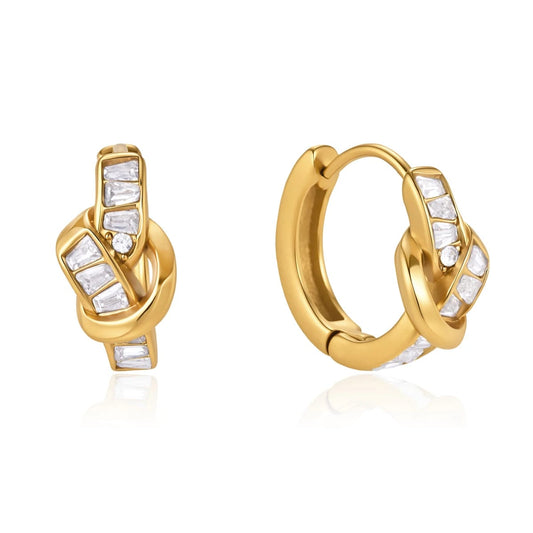 Argollas Milán doradas