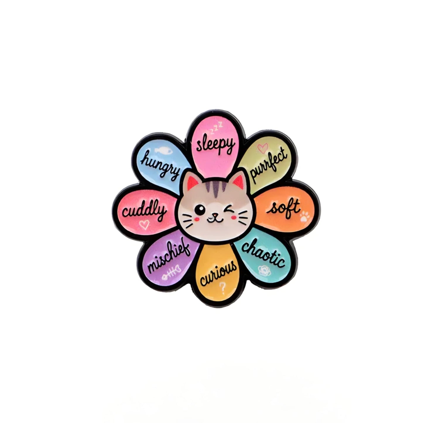 Pin flor mascota