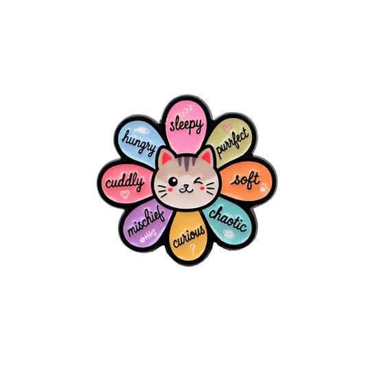 Pin flor mascota