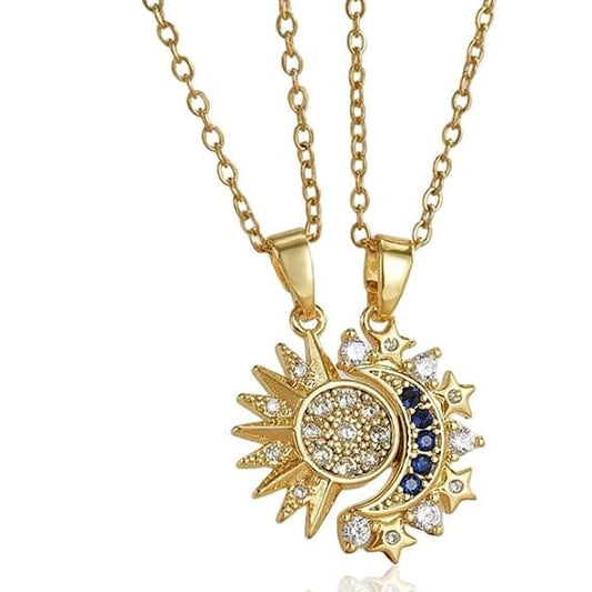 Collar duo sol y luna