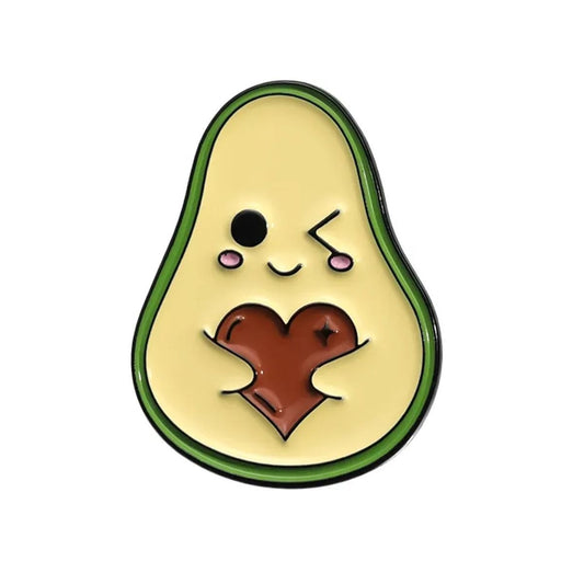 Pin aguacate corazón