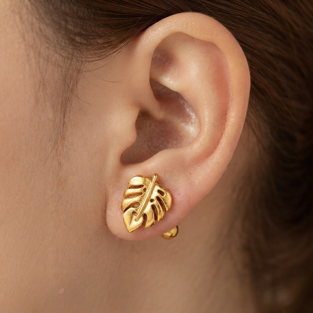 Aretes Monstera