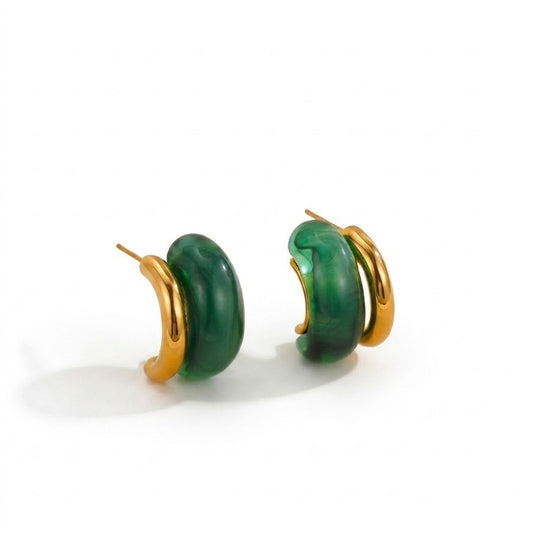 Aretes Chloe verdes