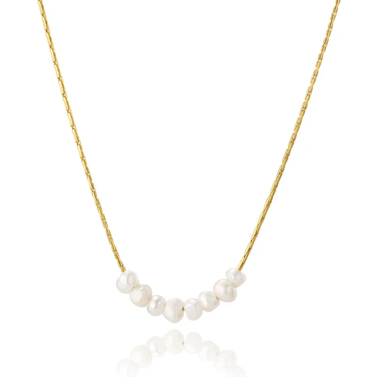 Collar mini perlas