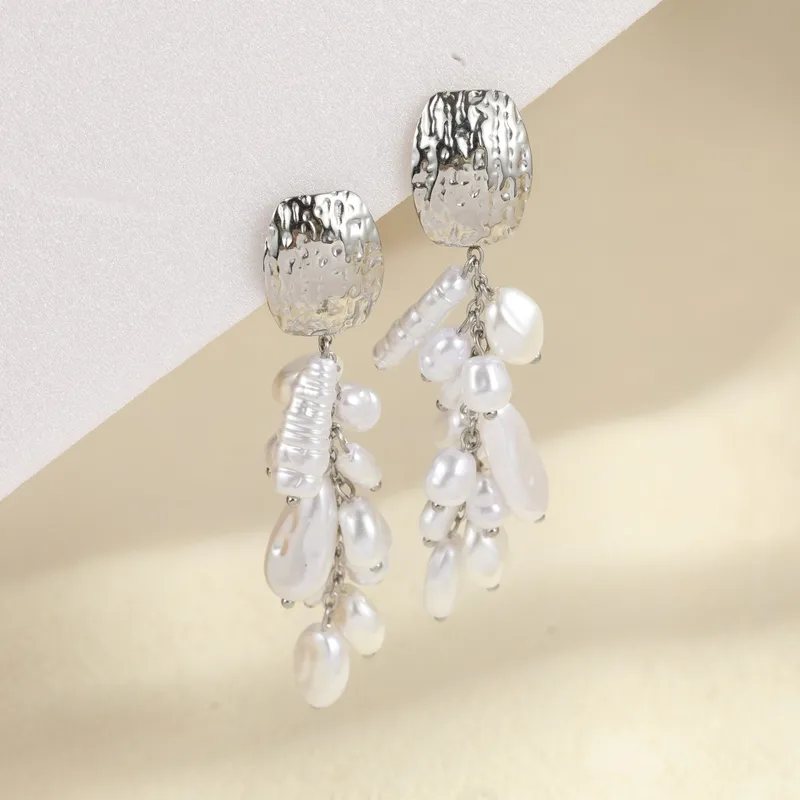 Aretes Irina plateados