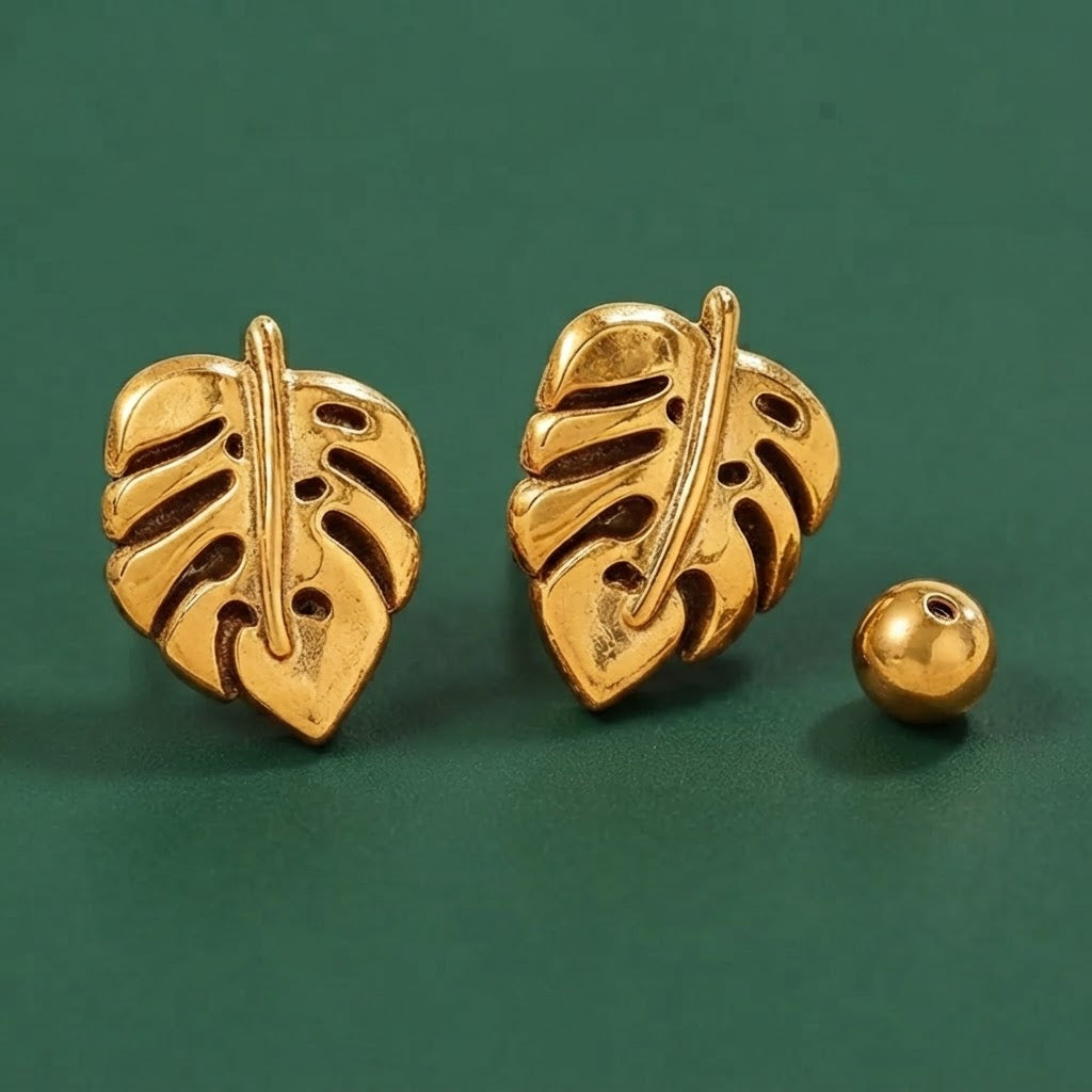 Aretes Monstera