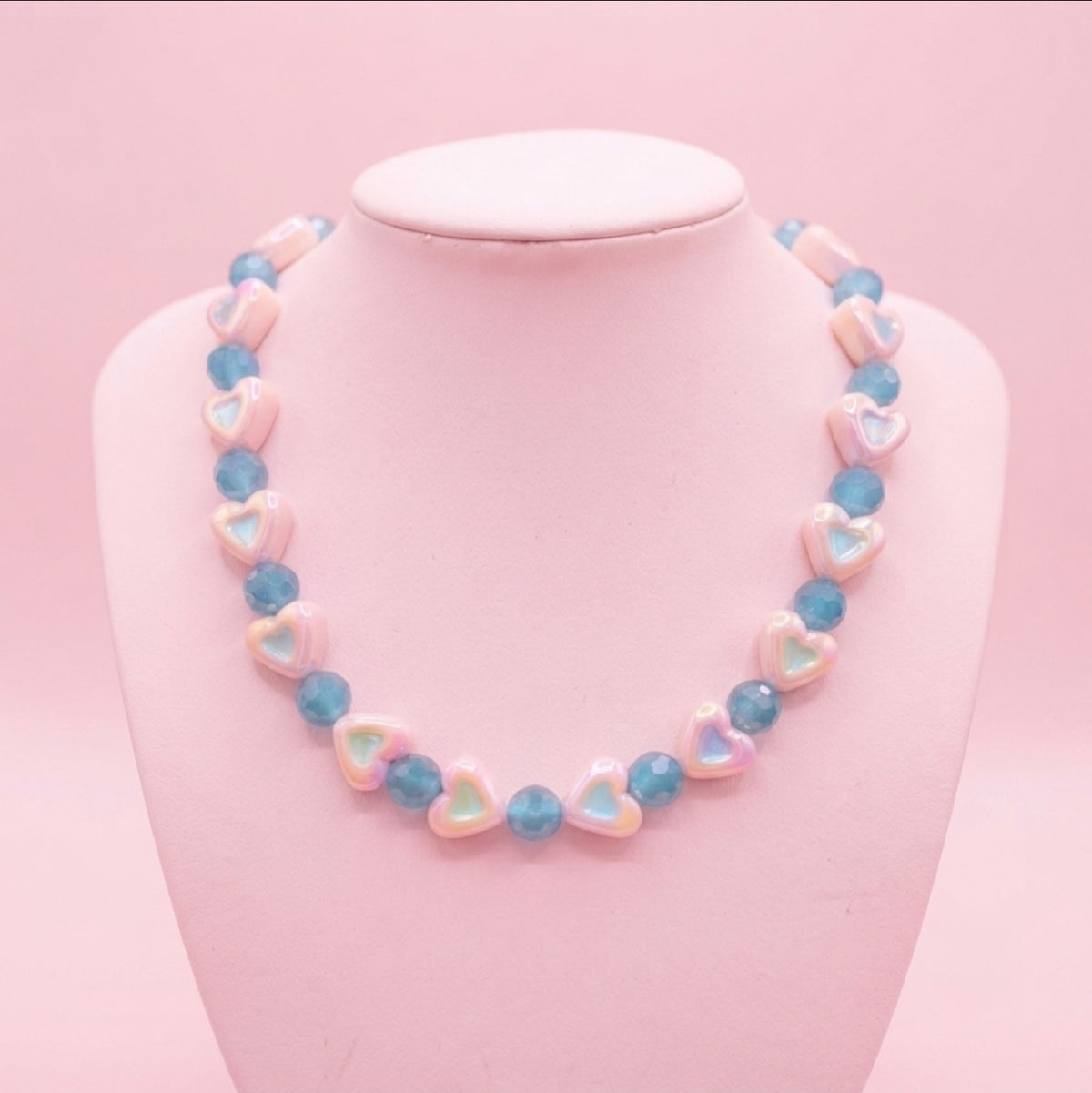 Collar corazones dulces