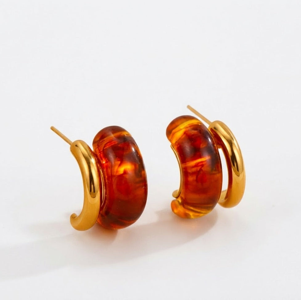 Aretes Chloe ámbar