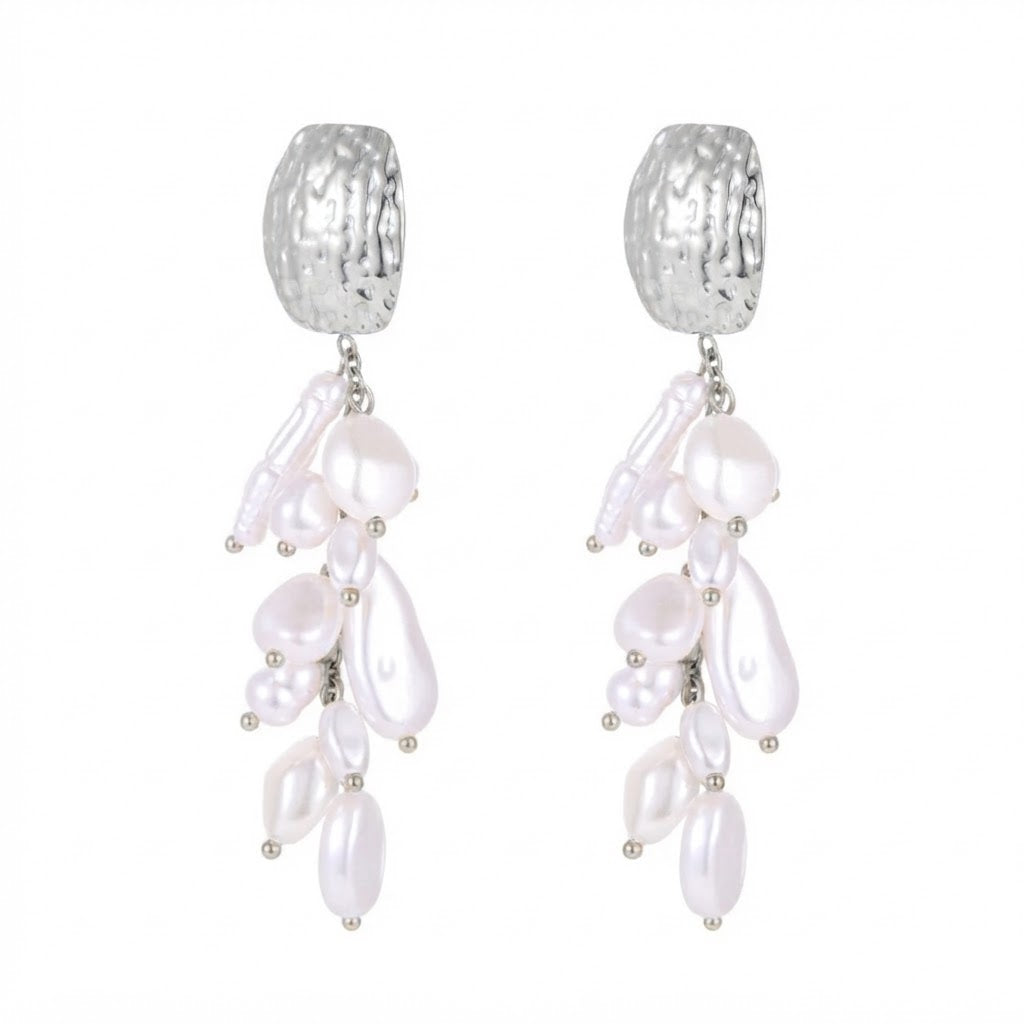 Aretes Irina plateados