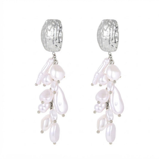 Aretes Irina plateados